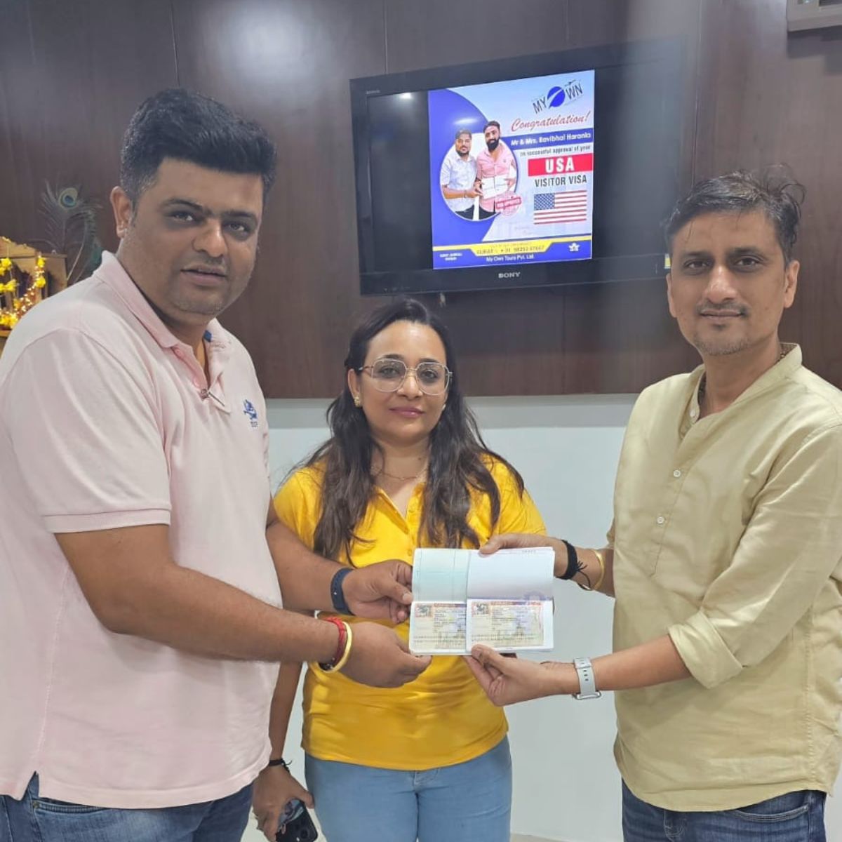 USA Visitor Visa - Mr & Mrs Mihirkumar Mukeshbhai Parekh - USA Consultant in Surat