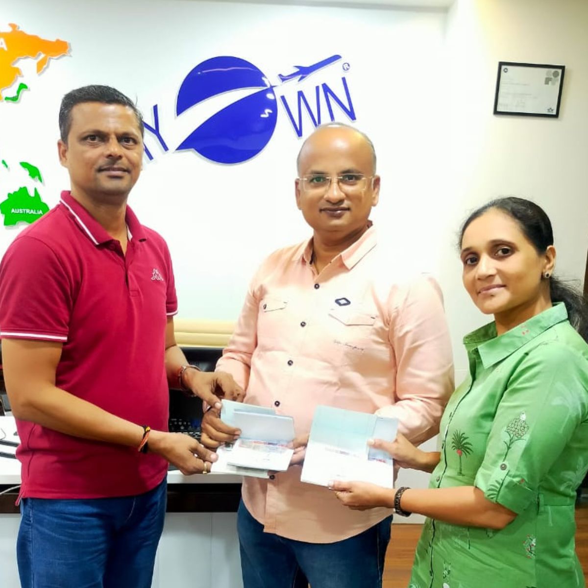 USA Visitor Visa - Mr. Pareshkumar Parekh & Family - USA Consultant in Surat