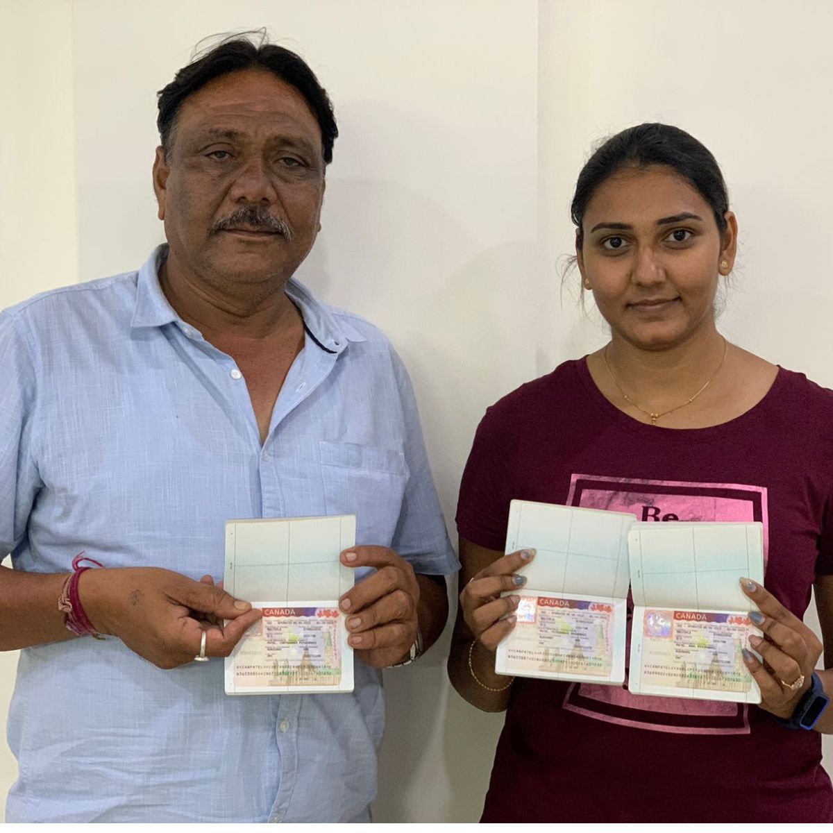 USA Visitor Visa - Mr & Mrs Balubhai Nathubhai Patel - USA Consultant in Surat