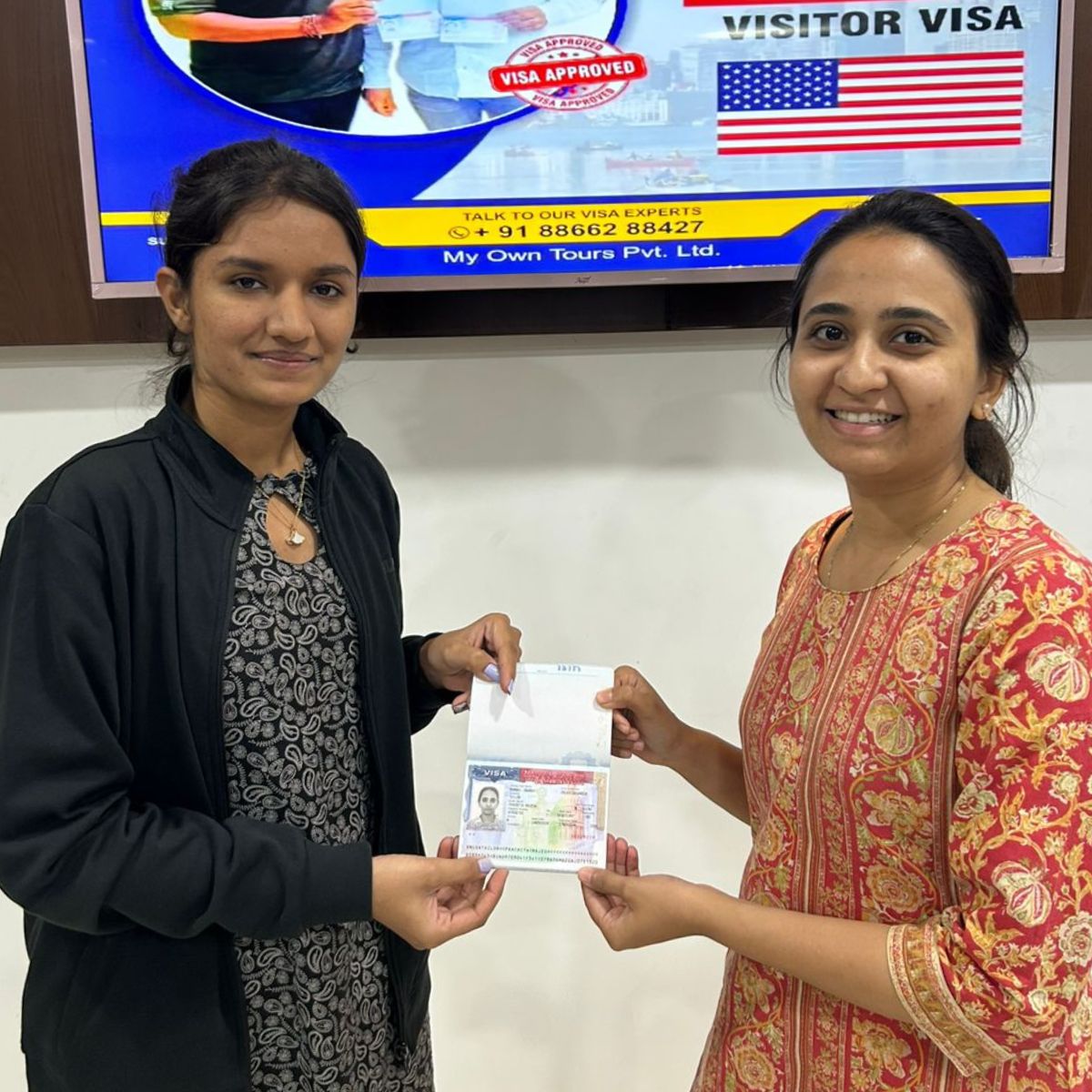 USA Visitor Visa - Mrs. Miraliben Bhadreshkumar Tailor - USA Consultant in Surat