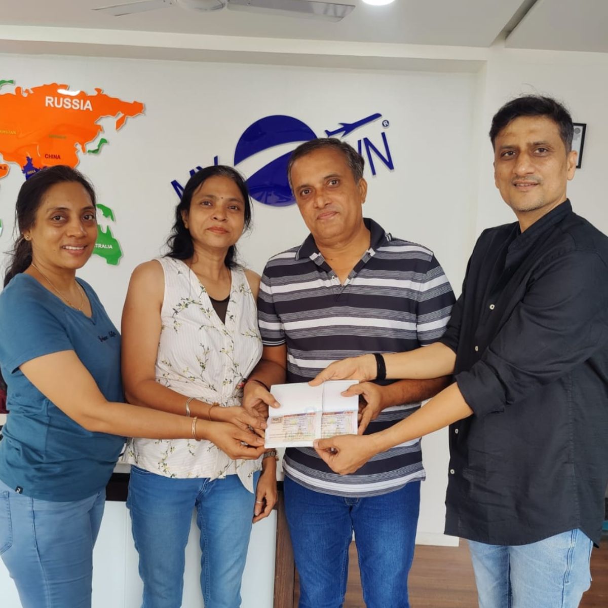 USA Visitor Visa - Mr. Vipul Subhashbhai Patel & Family - USA Consultant in Surat