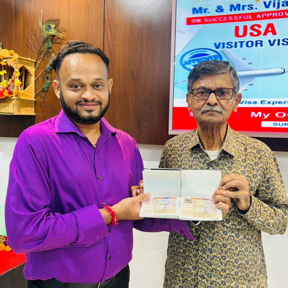 USA DROP BOX - Mr & Mrs Harshadray Ballubhai Desai - USA Consultant in Surat